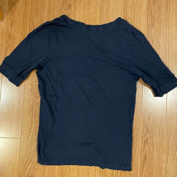 Marc Jacobs Navy Giraffe Graphic Shirt - Picture 6 of 8